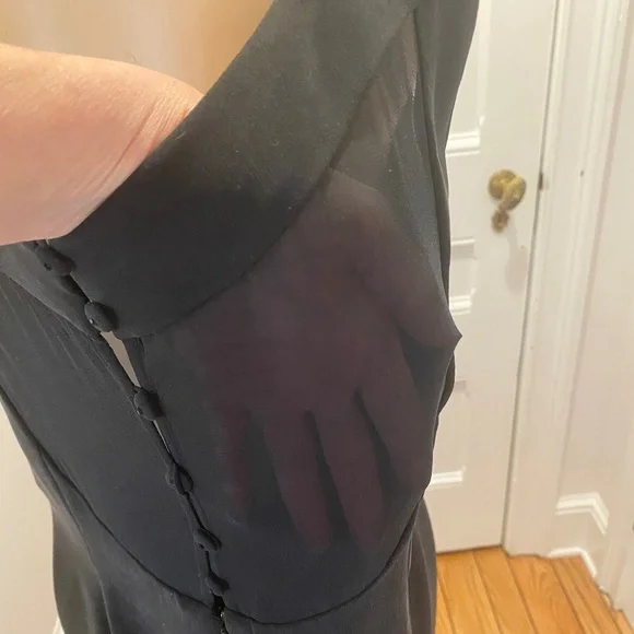 Dana Buchman Silk Gown - Size 14 - Picture 8 of 15